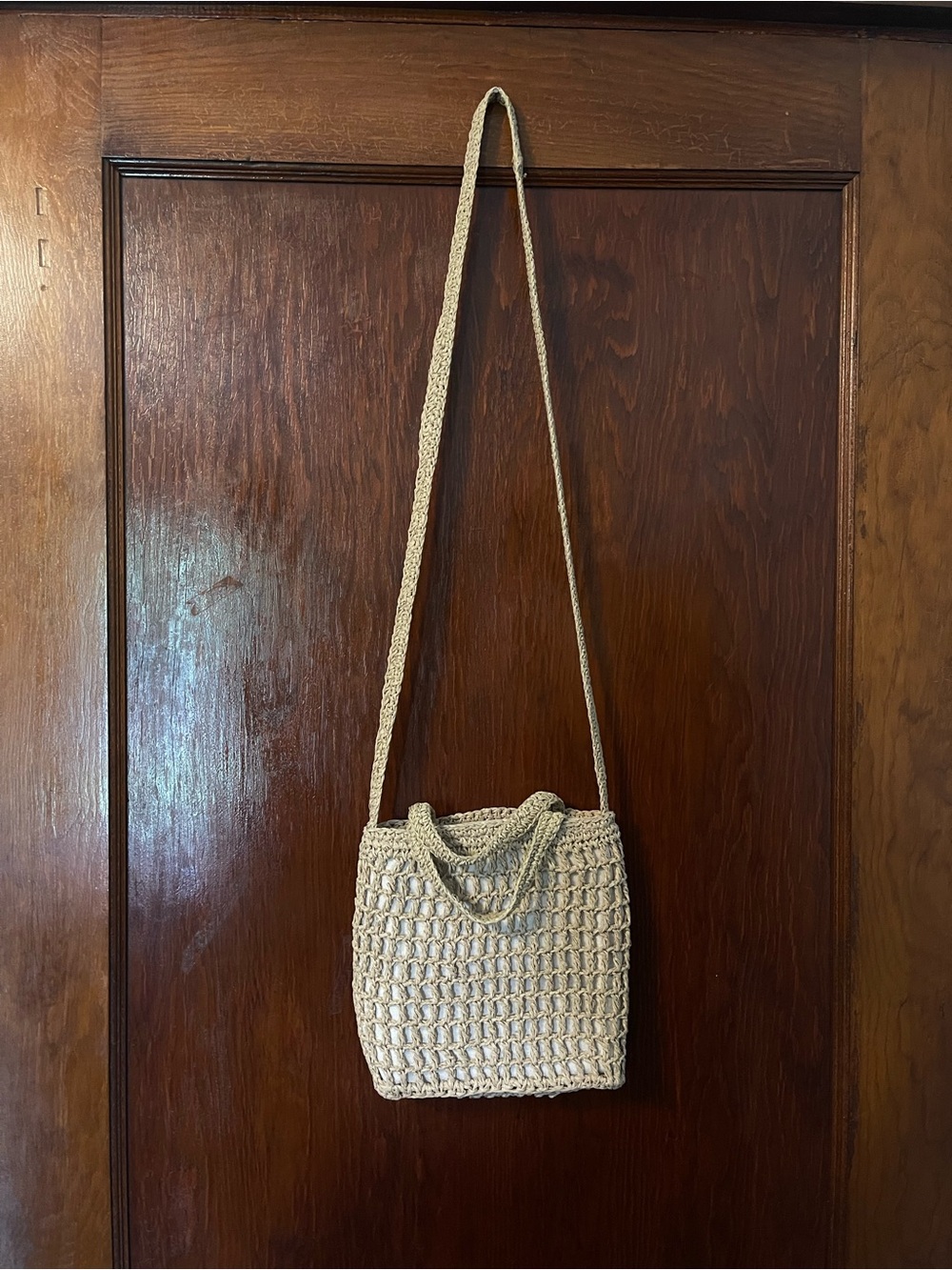 NWT Madewell small straw transport crossbody - Picture 2 of 9